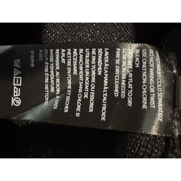 Anthropologie Claudette Shimmer Flare Sleeve Mini Dress Black XS - Picture 4 of 7